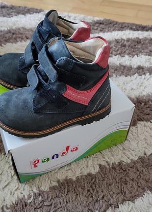 Кожаные демисезонные ботиночки на мальчика