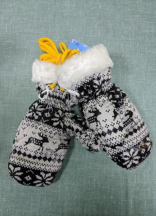 Рукавички рукавиці жіночі, підліткові, теплі4 фото