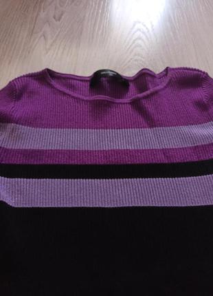 Ребристый вискозный свитер2 фото