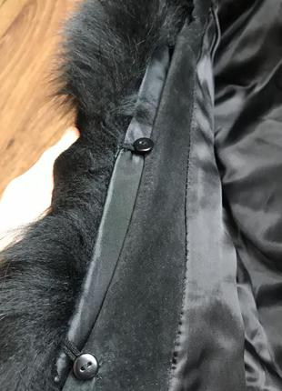 Куртка шкіряна замшевшая осіння з хутряним коміром