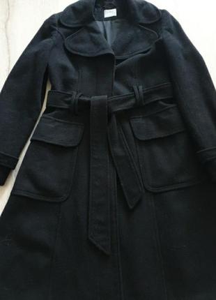 Стильное кашемировое шерстяное пальто1 фото