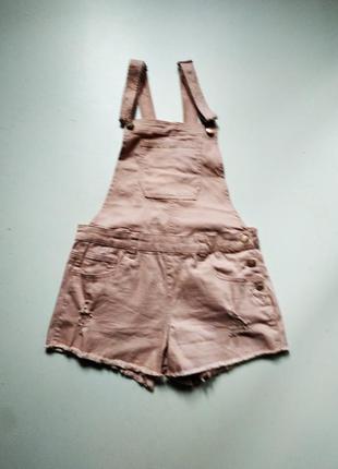 Джинсовый комбинезон