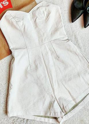 Ромпер - бюстьє під шкіру крокодила.