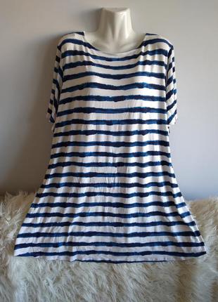 Платье футболка, вискозовое, от george, р. 22/5xl/