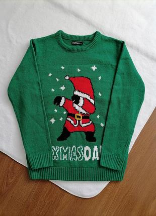 Прикольная новогодняя кофточка размер 10 м
