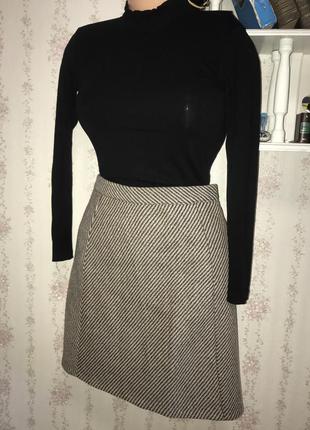 ❄️тёплая ⛄️миди юбка размер s