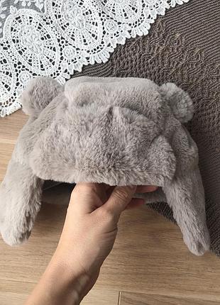 Зимняя шапка с ушками