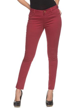 Красные брюки джинсы broadway jane skinny р.м/29