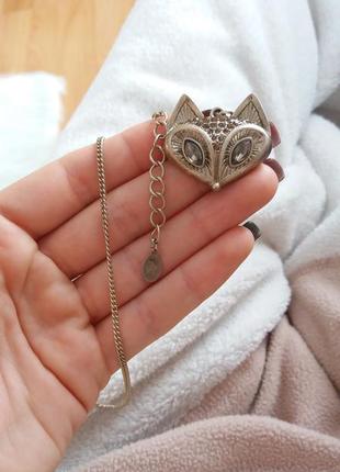 Подвеска лисичка золото