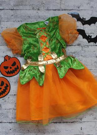 Платье тыковки george 1,5-2 года