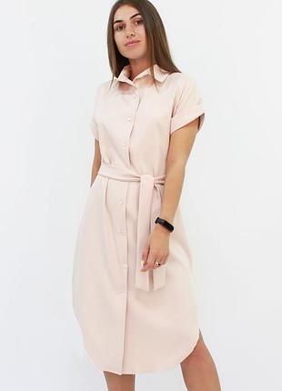 Зручне жіноче плаття-сорочка sandy, бежевий