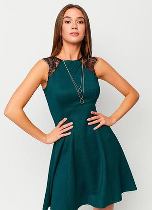 Розміри: l | коктейльне жіноче плаття, зелене