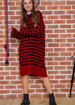 Туника женская цвет бордово-черный