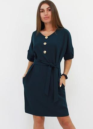 Жіноче вільне класичне плаття monika, зелений