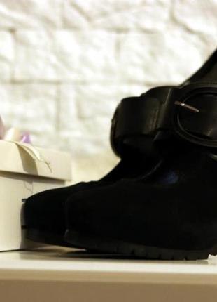 Женские туфли лодочки на высоком каблуке basconi. натуральная кожа5 фото