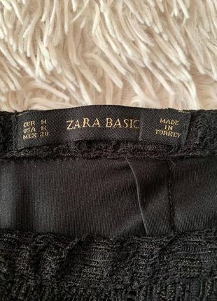 Юбка zara кружевная5 фото