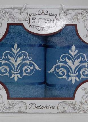 Набор махровых полотенец gulcan cotton venz.1 фото