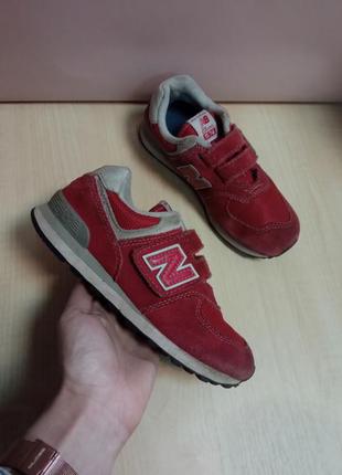 Детские кроссовки new balance 574 (yv574rd) оригинал