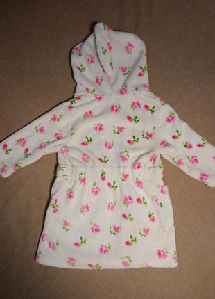 Mothercare халат для девочки с капюшоном2 фото