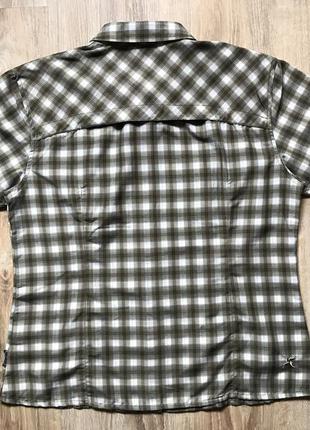 Женская рубашка треккинговая mckinley походная туристическая с коротким рукавом2 фото