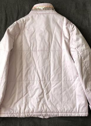 Стеганая курточка otto kern перламутровый розовый3 фото
