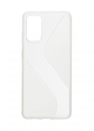 Чехол-накладка totu clear wave для samsung galaxy s20 plus white