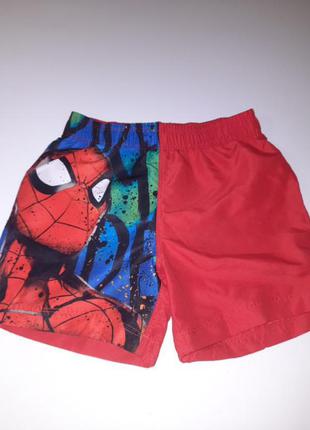 2-4 года пляжные шорты spider-man детские плавательные купальные аквапарк7 фото