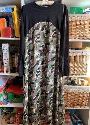 Плаття : оверсайз: принт