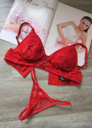 Кружевное бралетте secret  possessions  размер м/75b  новое