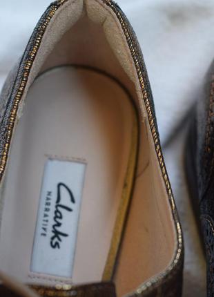 Кожаные туфли мокасины оксфорды кларкс clarks р.41 26,5 см р.40,52 фото