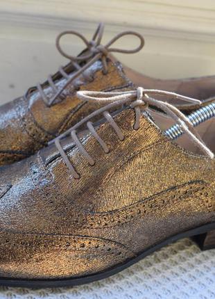 Кожаные туфли мокасины оксфорды кларкс clarks р.41 26,5 см р.40,51 фото