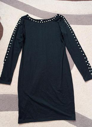 Платье с жемчуженками