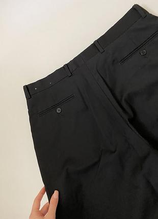 Tommy hilfiger черные шерстяные брюки оригинал (100% шерсть) 7