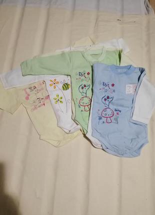 Боді легкий(кулір) р68 на 3-6 міс