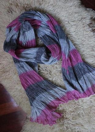 Шарф резинка .