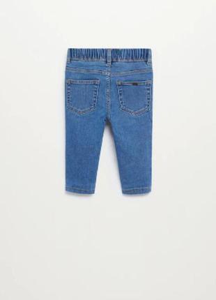 Теплі джинси c трикотажною підкладкою для хлопчика мапдо (іспанія)4 фото