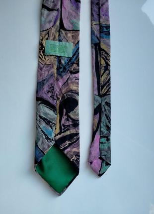 Чоловічий барвистий шовковий галстук guillaume2 фото