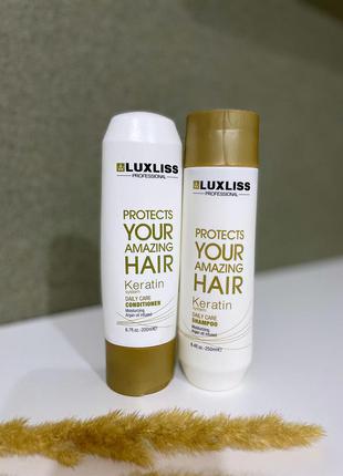 Кератиновый шампунь для домашнего ухода luxliss keratin2 фото