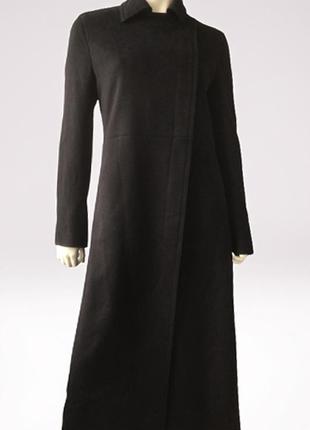 Красивейшее длинное (136 см) кашемировое пальто (100%) премиум  бренда strenesse германия6 фото