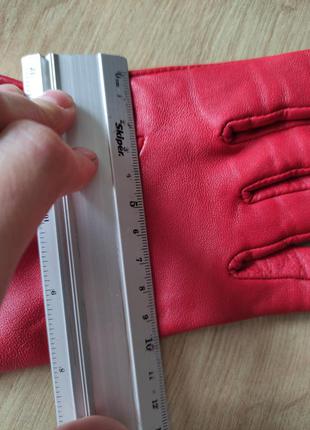 Стильные женские кожаные перчатки f&f, англия, р.710 фото