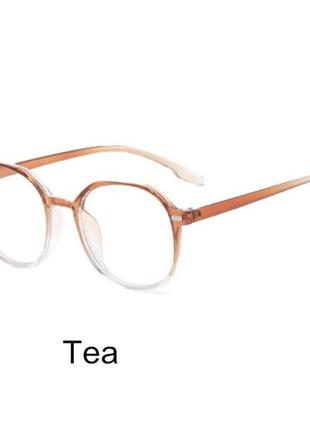 Нові стилтные прозорі окуляри4 фото