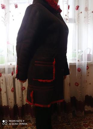 Продам дублёнка с капюшоном 4