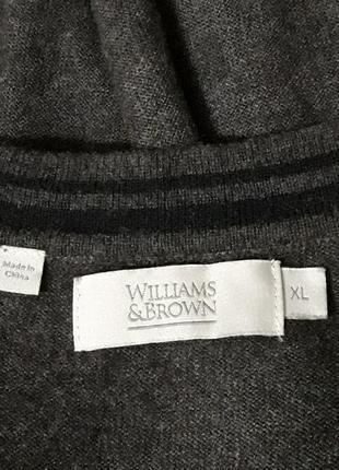 Williams & brown шерстяной стильный кардиган  кофта  р.xl  унисекс4 фото