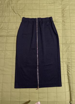 Новая силуэтная, базовая юбка! два варианта носки1 фото