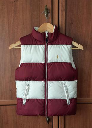 Двостороння пухова жилетка ralph lauren down vest