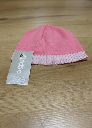 Демісезонна шапочка для дівчинки, 46-48 розмір / шапка3 фото