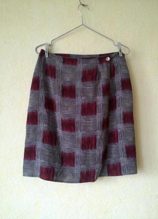 Шелковая винтажная  юбка casual corner1 фото
