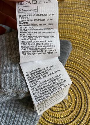 Дитячі рукавички, рукавиці, серые перчатки на 9-15 лет h&m