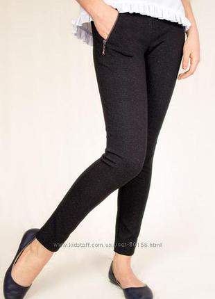 Брюки скини с карманами на молниях albero р.152