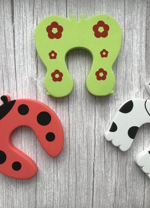 Блокиратор для двери 3 шт стопор на двери,, ограничитель двери, защита на дверь